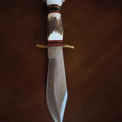 Couteau Allemand Bowie VOSS Cutlery manche EN bois de cerf