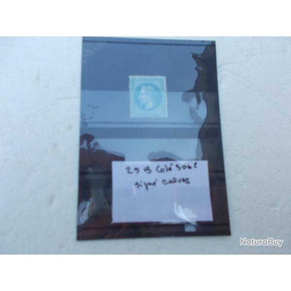 timbre  napol�on 29B,neuf,sign�,cote yvert:300 euros