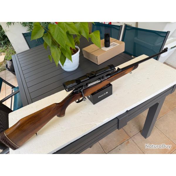 pour connaisseur: tr�s rare ZKK 600 avec oeilleton en 7x64 et sa lunette avec montage d'origine