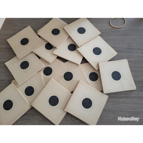 Lot 150 cibles 10x10 cartonn�