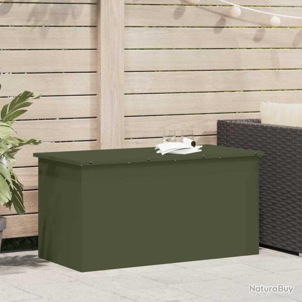 Bo�te de Rangement Ext�rieure Vert olive 100 x 50,5 x 50 cm