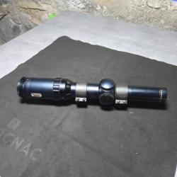 Lunette Tasco Titan 1,25&times;4 30mm Avec anneaux de montage