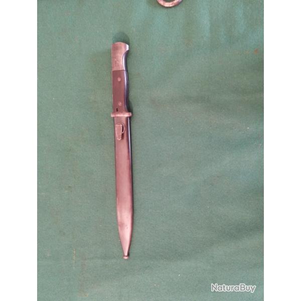 Baionnette  Portuguaise de fabrication Allemande pour le fuzil Mauser M/37