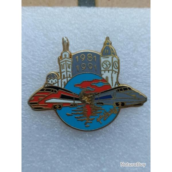 PINS SNCF LES 10ANS DU TGV 1981-1991