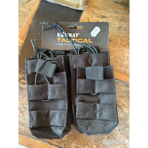 Porte-chargeur double Original Style - Noir - Kombat Tactical