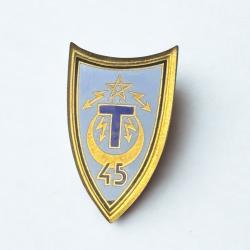 (108.028) 45&deg; RT : Insigne du 45&deg; r&eacute;giment de transmissions - Drago H.328