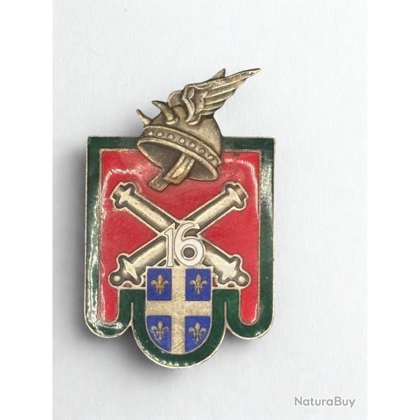 (108.029) 16� RA : insigne du 16� r�giment d'artillerie
