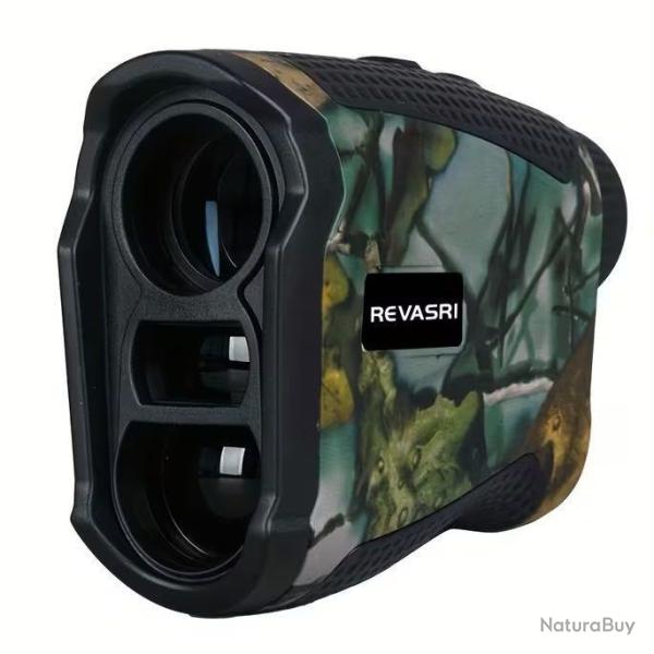 T�l�m�tre Laser Chasse 1000 M Monoculaire 6x Batterie Rechargeable USB-C 6 Modes REVASRI