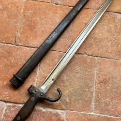 Ba&iuml;onnette fran&ccedil;aise Berthier 1892 2&egrave;me type monomatricule - WW2