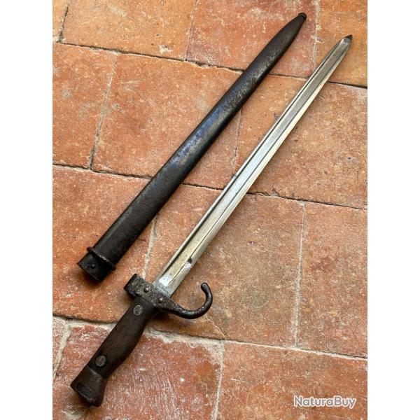 Ba�onnette fran�aise Berthier 1892 2�me type monomatricule - WW2