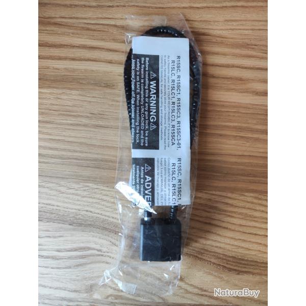 Cadenas de pontet pour arme � feu, neuf emball� avec 2 cl�s