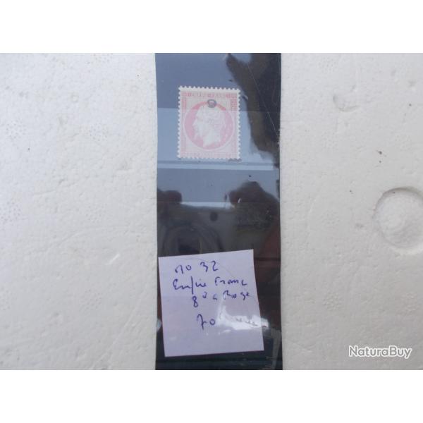 timbre empire franc,n� 32,neuf,cot� yvert: 70 euros