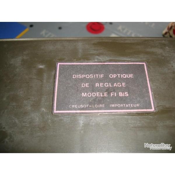 Dispositif de r�glage de la hausse et de la lunette pour fusil Frf1 et Frf2 .