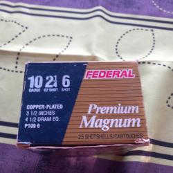 Cartouches calibre 10 federal