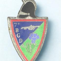 (108.036) 7&deg; BGDA : Insigne du 7&deg; Bataillon du G&eacute;nie de Division Alpine