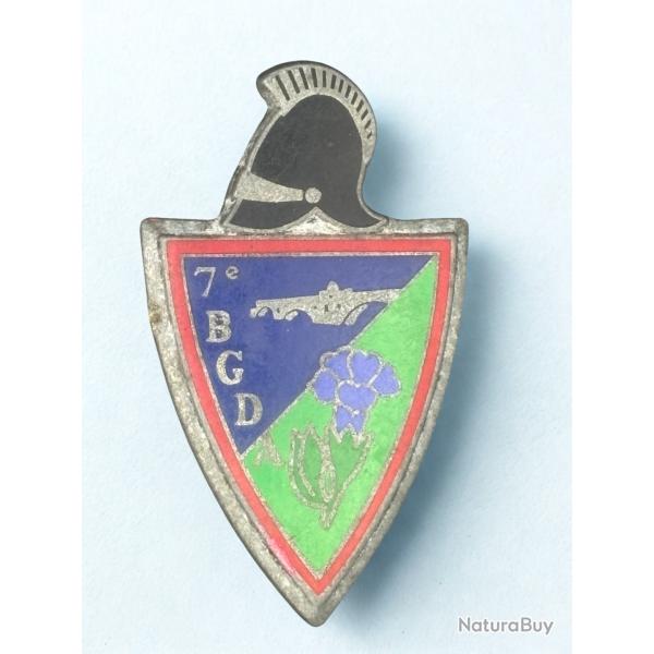 (108.036) 7� BGDA : Insigne du 7� Bataillon du G�nie de Division Alpine