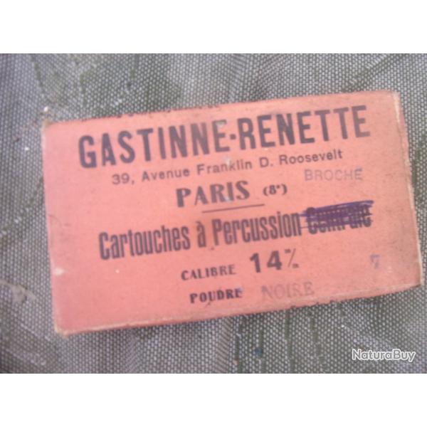 10 cartouches � broches 14 mm � poudre  noire