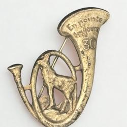 (108.040) 30&deg; BCP : Insigne du 30&deg; bataillon de chasseurs &agrave; pied