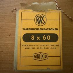 Bo&icirc;te munition collection RWS 8x60