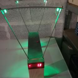 chronographe &agrave; led pour air comprim&eacute;