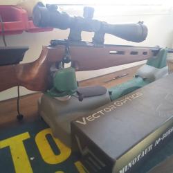 Ansch&uuml;tz match 45 avec dioptre et lunette