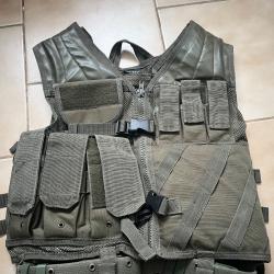 Gilet tactique Mil-Tec kaki