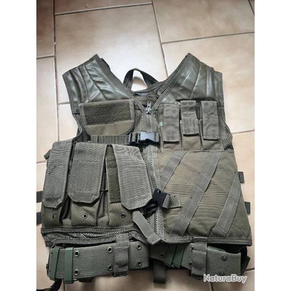 Gilet tactique Mil-Tec kaki