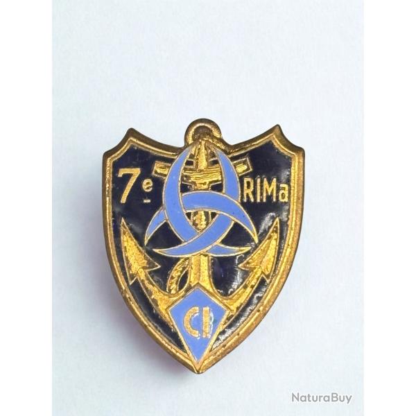 (108.050) Insigne 7� RIMA R�giment d'Infanterie de Marine - Compagnie d'Instruction