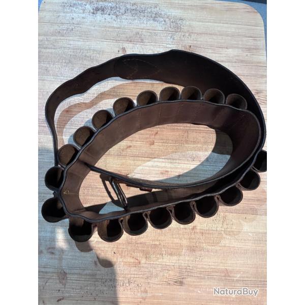Cartouchi�re cuir manufrance