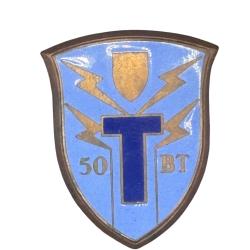 (108.055) 50&deg; BT : Insigne du 50&deg; bataillon de transmissions - Drago