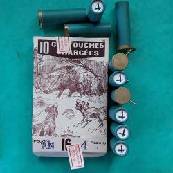 Bo&icirc;te de 10 cartouches &agrave; broche calibre 16 Collection plomb de 4.