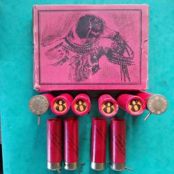 1 bo&icirc;te de 10 cartouches calibre 16 &agrave; broche plomb N&deg;8.