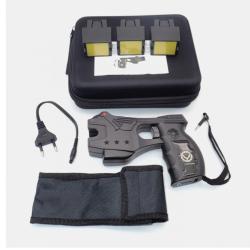 Shocker Electrique avec un fusible + LED + Alarm + Laser + 3 cartouches d'air