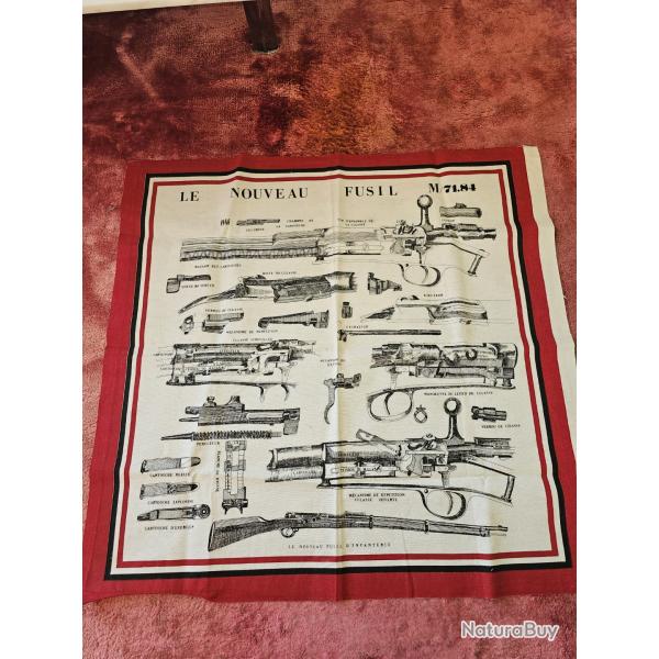 Beau mouchoir d'instruction sur le Mauser 71/84