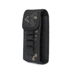 PORTE-CARTOUCHES 16 EMPLACEMENTS POUR CALIBRE 12 - CAMOUFLAGE MULTICAM NOIR