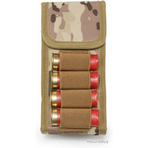 PORTE-CARTOUCHES 16 EMPLACEMENTS POUR CALIBRE 12 - CAMO CP