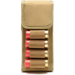 PORTE-CARTOUCHES 16 EMPLACEMENTS POUR CALIBRE 12 - KAKI