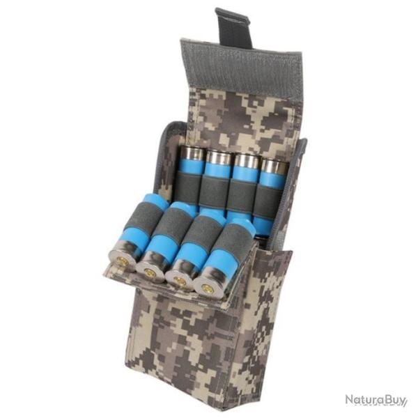 PORTE-CARTOUCHES 25 EMPLACEMENTS CALIBRE 12 - CAMOUFLAGE ACU