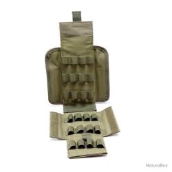 PORTE-CARTOUCHES 25 EMPLACEMENTS CALIBRE 12 - VERT
