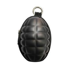 PORTE-CLEFS ET PORTE-MONNAIE "GRENADE" - NOIR