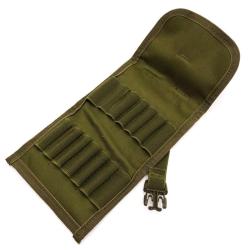 PORTE-MUNITIONS 14 EMPLACEMENTS - CALIBRE .308 .30-06 7.62, ETC. - VERT