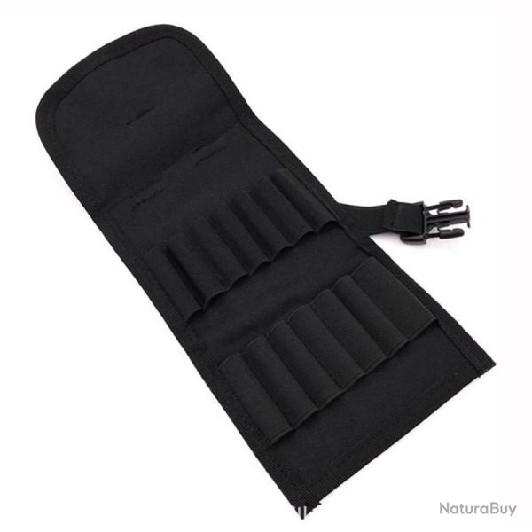 PORTE-MUNITIONS 14 EMPLACEMENTS - NOIR - CALIBRE .308 .30-06 7.62, ETC