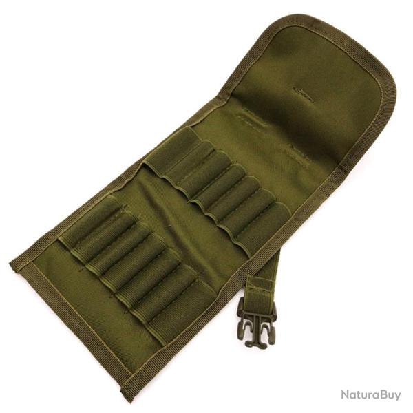 PORTE-MUNITIONS 14 EMPLACEMENTS - VERT - CALIBRE .308 .30-06 7.62, ETC