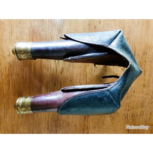 Paire de fontes pistolets 1833
