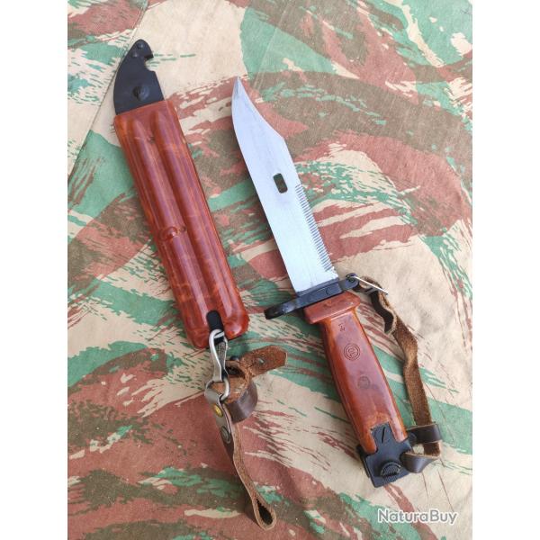 Ba�onnette 6h4 bulgare Bulgarie pour AKM et AK74 ussr cccp