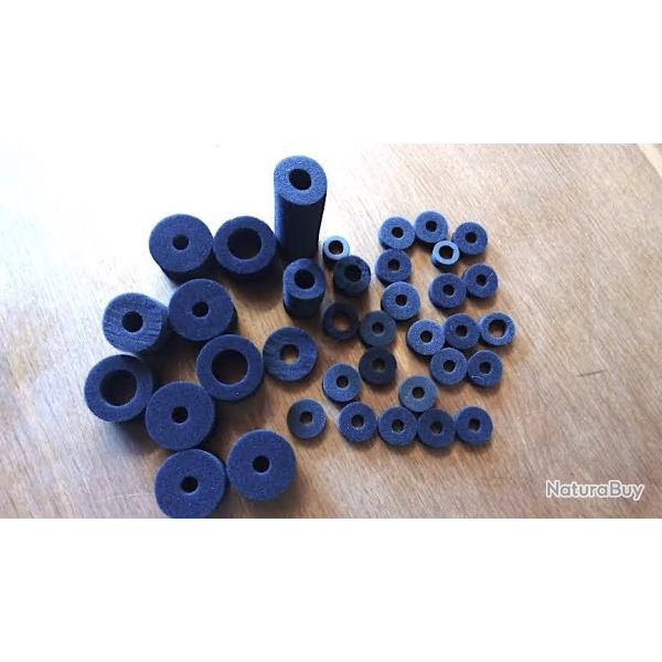 lot mousses pour silencieux airsoft