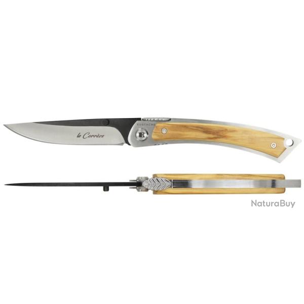 Couteau pliant "Le Corr�ze Liner" Manche Olivier