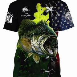 T-Shirt Streetwear impression 3D Motif P&Ecirc;CHE ref/421