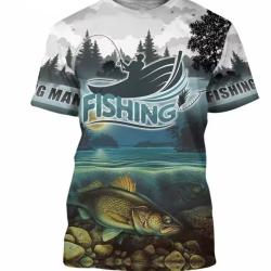 T-Shirt Streetwear impression 3D Motif P&Ecirc;CHE ref/116