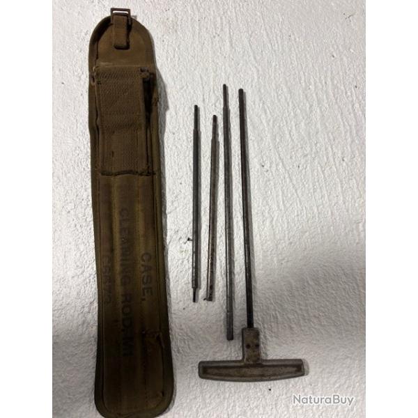 ETUI ORIGINAL DE NETTOYAGE M-15 (CLEANING ROD CASE) POUR MITRAILLEUSE M2 - US ARMY